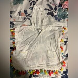 Mud Pie hooded swimsuit cover up, small 12-18 months
